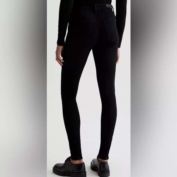 AGOLDE Farrah High Rise Skinny Jean Black Size 27R - Picture 3 of 12